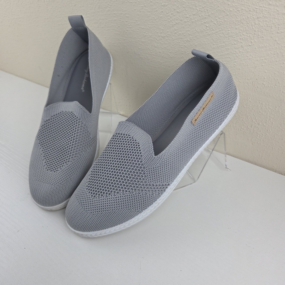Tommy Bahama Women 8.5 Gray Slip On Shoe Boat Comfort‎
